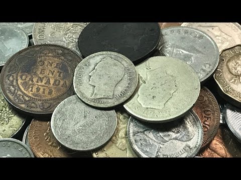 VENEZUELA SILVER & MORE World Coin Searching Half Pound Bag - Bag #16