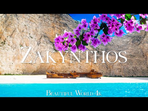 Zakynthos 4K Drone Nature Film - Peaceful Piano Music - Natural Landscape