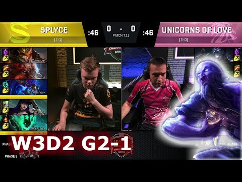 Splyce vs Unicorns of Love | Game 1 S7 EU LCS Summer 2017 Week 3 Day 2 | SPY vs UOL G1 W3D2