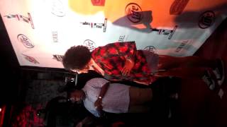 Right in front of Marsha Ambrosius (Stot Juru)