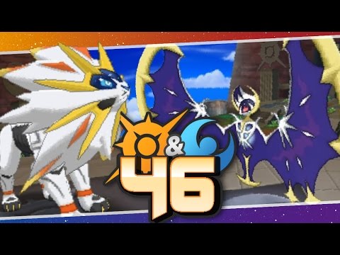 Pokémon Sun and Moon - Episode 46 | Solgaleo and Lunala!