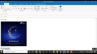 How to Insert a Picture in Email Body on Outlook