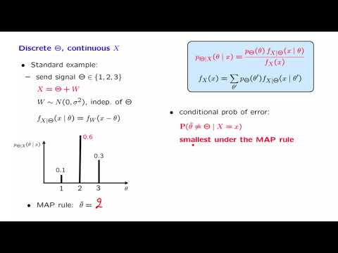 L14.6 Parâmetro Discreto, Observação Contínua