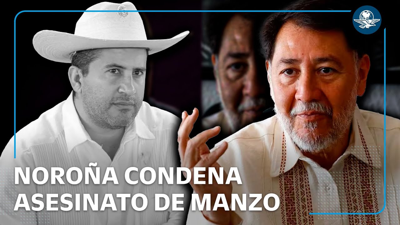 Noroña condena asesinato de Carlos Manzo, alcalde de Uruapan, y critica a la derecha