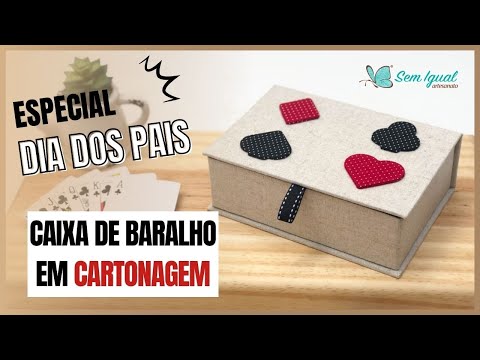 Especial Dia dos Pais - Passo a Passo de Cartonagem - Sem Igual Artesanato