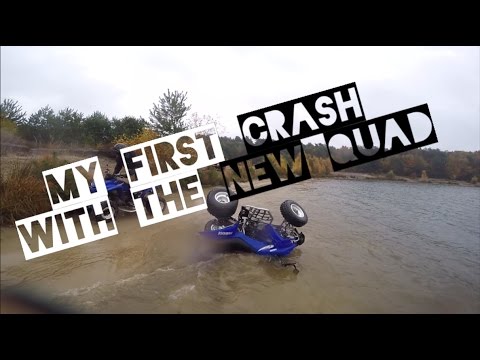 My first crash with the new Quad | Yamaha 350 YFM | Quad-Fail
