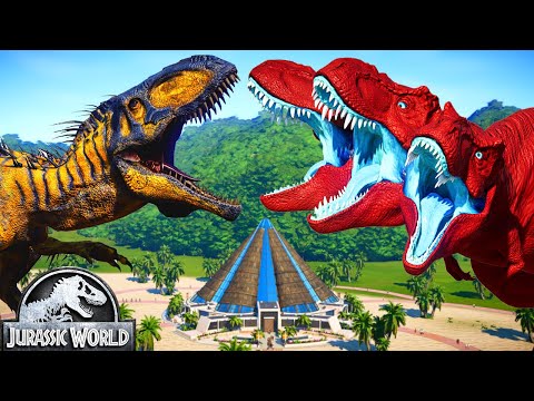 Ceratosaurus Color Pack vs TREX, Malusaurus, Spinosaurus, Carnotaurus, Indoraptor - JWE Skin Mods