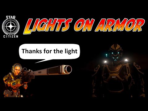 3.17.1 Lights on armor - thoughts and tests
