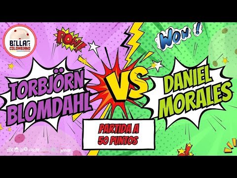 Blomdahl vs Daniel Morales | Partida a 50 Puntos | Billares Mi Rubí