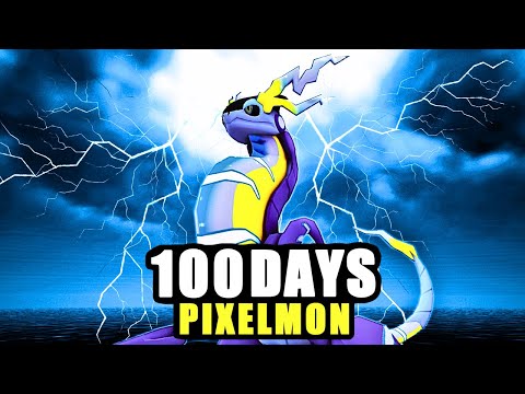 100 Days to LEGENDARY Minecraft Pixelmon Team! EPIC