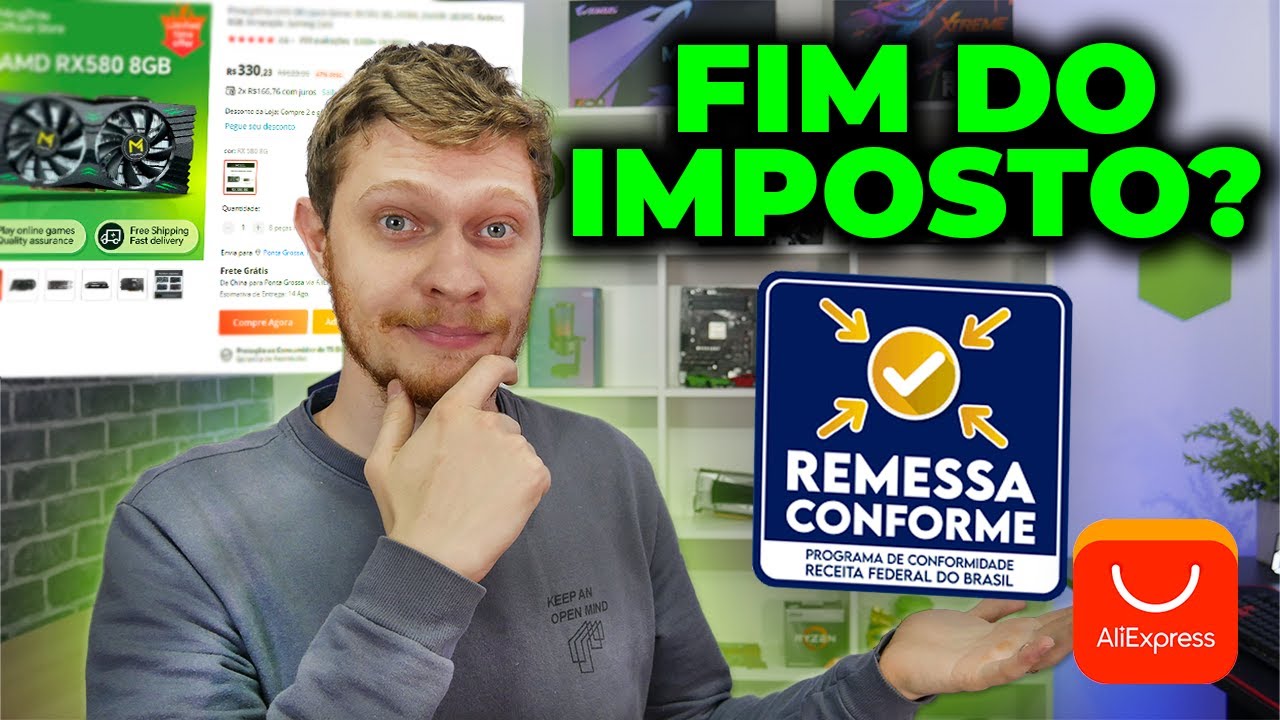 SERIA O FIM DO IMPOSTO DE IMPORTAÇÃO? TALVEZ SIM... SE VOCÊ COMPRA NO ALIEXPRESS: ASSISTA!
