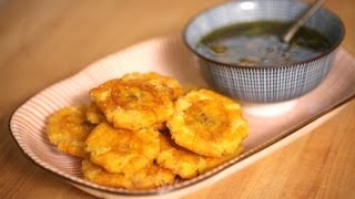 Louise's Fried Plantains with Mojo Sauce