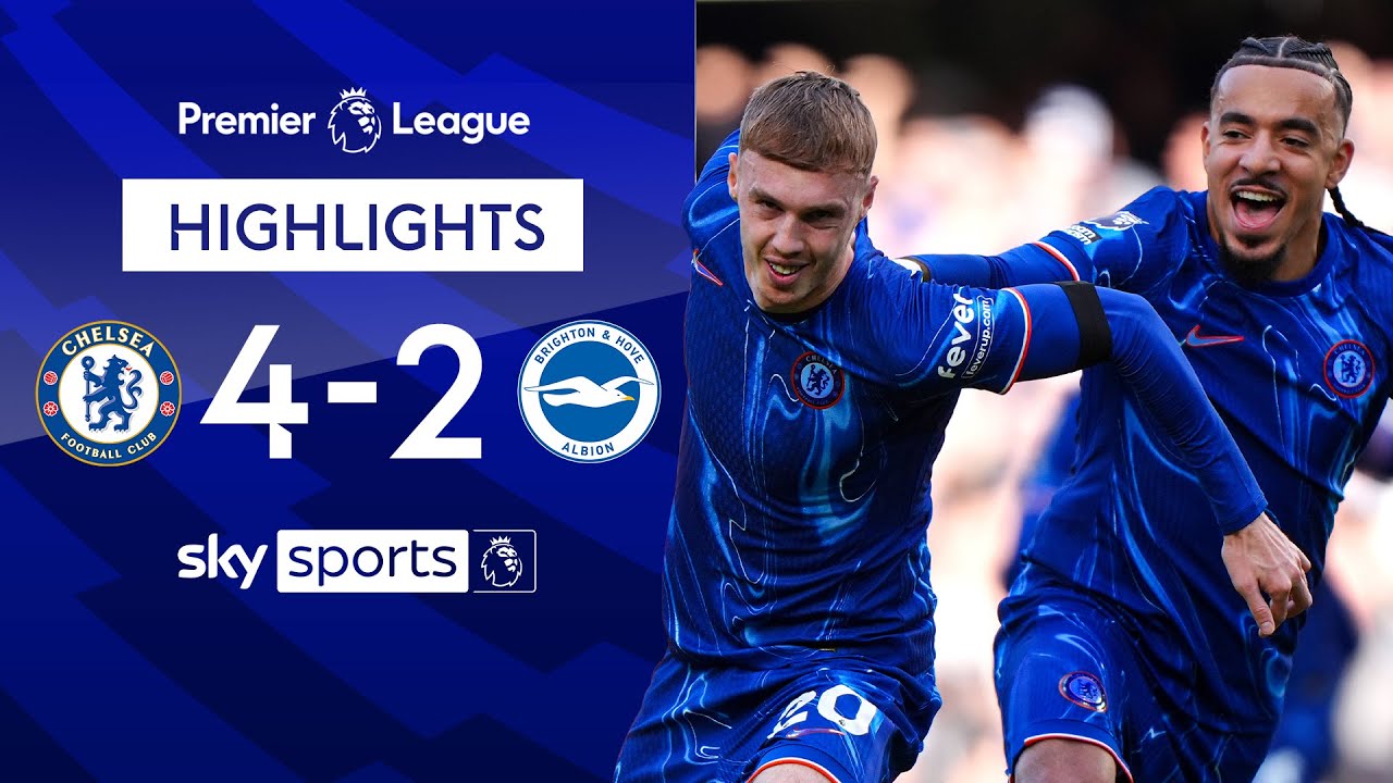 Cole Palmer makes HISTORY with four first-half goals! | Chelsea 4-2 Brighton | EPL Highlights - YouTube