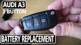 Audi A3 key fob BATTERY REPLACEMENT