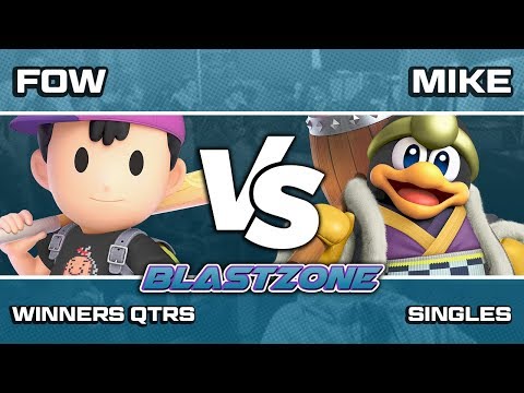 PSG Blastzone: FOW (Ness) vs Mike (King Dedede) - Winners Qtrs