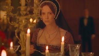 clip of Amy Manson as Anne Boleyn in Spencer 2021 video