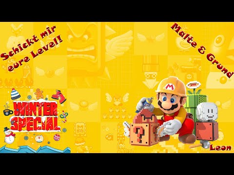 Super Mario Maker 2! Zuschauer Level! Die Buu Huus brechen mich! Weihnachtsspecial! (Leon)