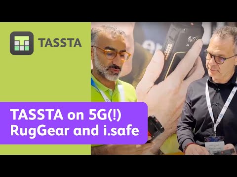 TASSTA on 5G(!) smartphones RugGear RG540 and i.safe MOBILE IS540.1