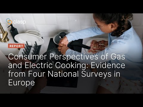 Consumer Perspectives of Gas and Electric Cooking: Evidence from Four National Surveys in Europe