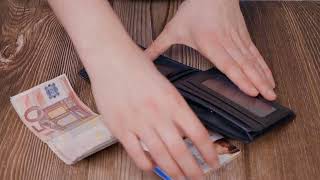 Горизонтальний чоловічий гаманець із натуральної шкіри ST Leather 22443 чорний