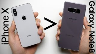 25 Reasons Why iPhone X Is Better Than Galaxy Note 8