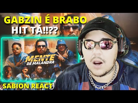 REACT WC NO BEAT ft. Mc Gabzin & Felp 22 - Mente de Malandra (Clipe Oficial)