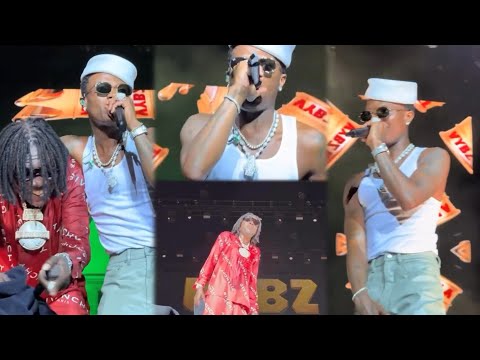 Wizkid performing "Come Closer" at the 02 Arena with Vybz Kartel