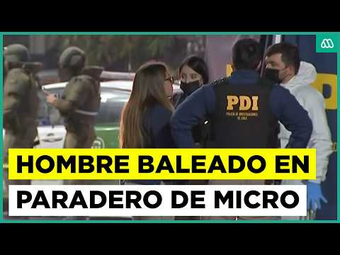 Persona fue acribillada tras discusión en paradero de micro