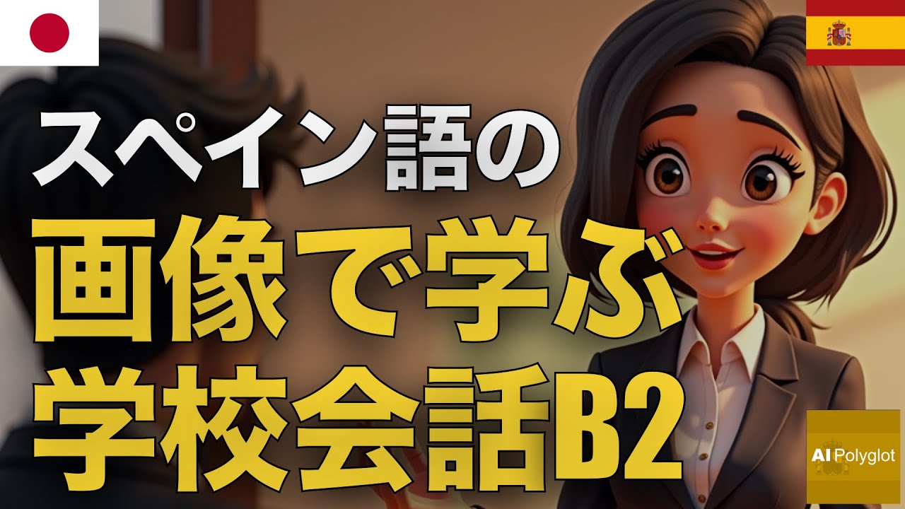 スペイン語の画像で学ぶ学校会話B2 | 聞き流し | Spanish | 実用例文付き