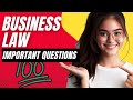 Business Law Important Questions BBA 3rd Semester BBA Study Resources