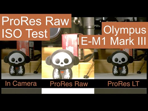 Olympus OM-D E-M1 Mark III ProRes Raw ISO Test | Compare In-camera and ProRes in Ninja V