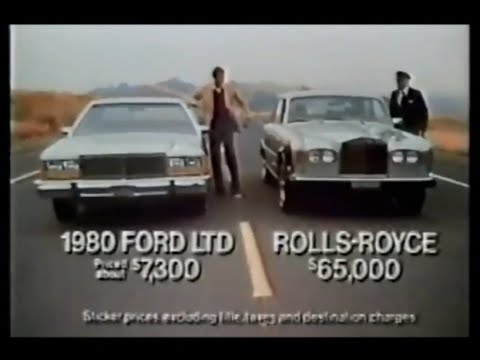 '80 Ford LTD Vs. Rolls-Royce Commercial (1979)