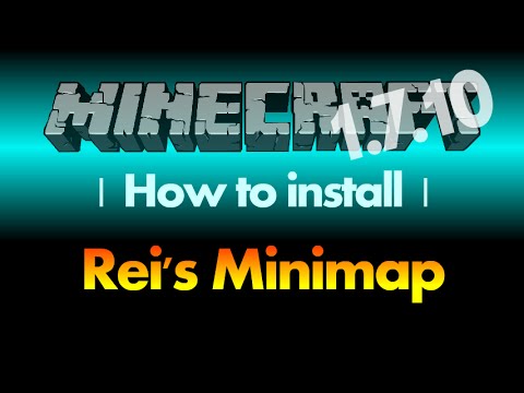 comment install rei's minimap 1.7.10