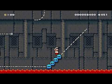 Dungeon Dash, Night Of The Skull by kenzell - SUPER MARIO MAKER - No Commentary 一 1AJ