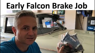Early Ford Falcon Brake Job - Replacing 60 Year Old Drum Brake Wheel Cylinders and Lines 1960 XK