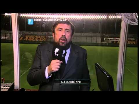 El análisis de Alejandro Apo. Arsenal 1 - Independiente 1. Fecha 14. Primera 2014. FPT.