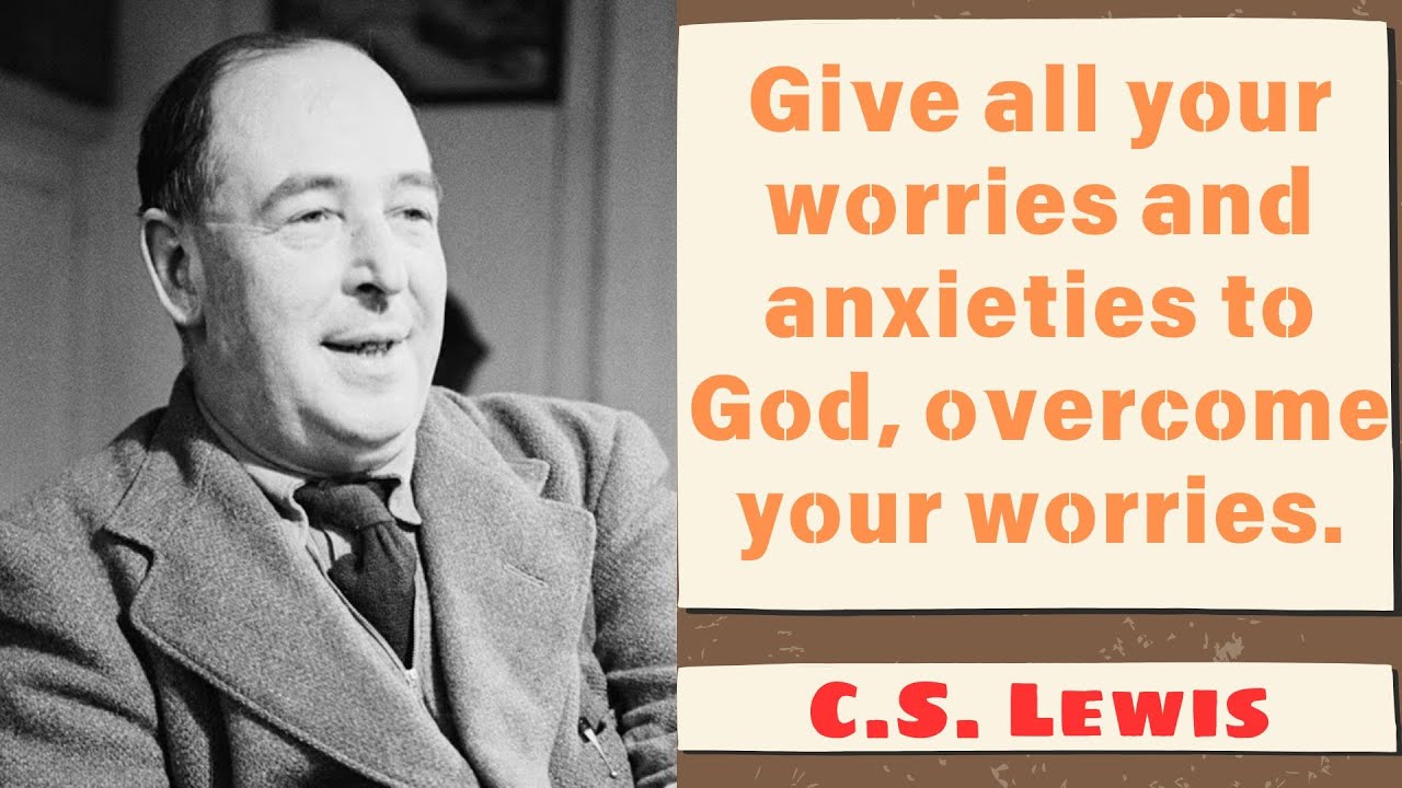 Give all your worries and anxieties to God, overcome your worries.