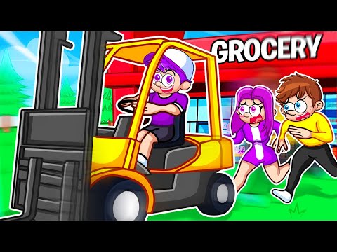 Our Grocery Store got a FORKLIFT! (Part 7)