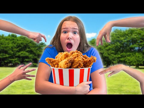 Amelia and friends Fried Chicken Restaurant adventure.