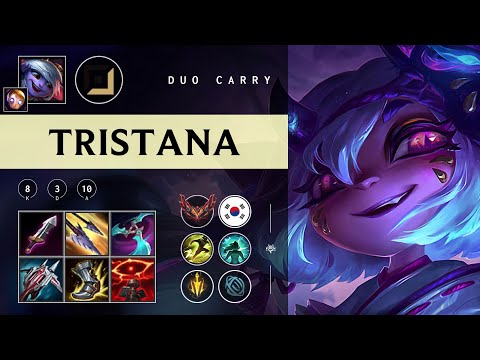 Tristana ADC vs Lucian - KR Grandmaster Patch 25.23