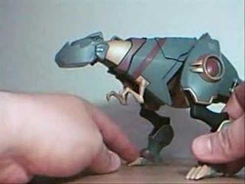 Video review of  voyager class animated Grimlock pt 1