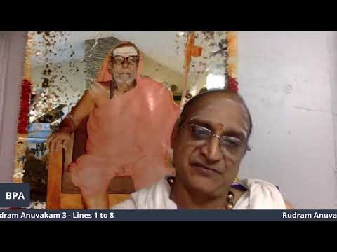 Learn Sri Rudram - Anuvakam 3 (Verses 1 to 8)