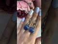 Серебряные серьги с кианитом