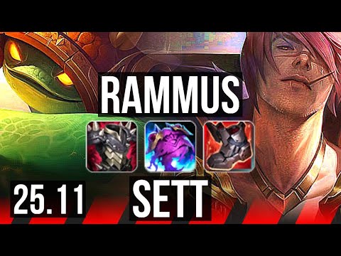 RAMMUS vs SETT (TOP) | 700+ games | KR Diamond | 25.11