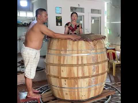 How Are Giant Buffalo Drums Made by Hand for 1,000 Years?