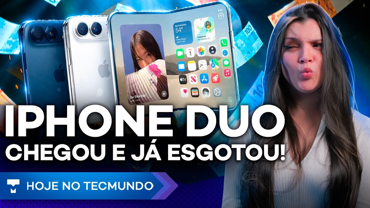 IPHONE DOBRÁVEL ESGOTA MESMO CUSTANDO CARO! FALHA NO NODE.JS, XBOX CLOUD, WHATSAPP, GTA 6 e +