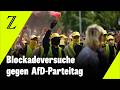Zehntausende Demonstrieren Gegen AfD Parteitag In Erfurt