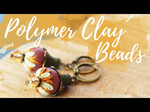Polymer Clay Embroidery Beads | Tutorial