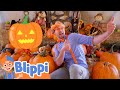 Blippi Explores A Pumpkin Patch Halloween Videos For Kids Educational Videos For Toddlers