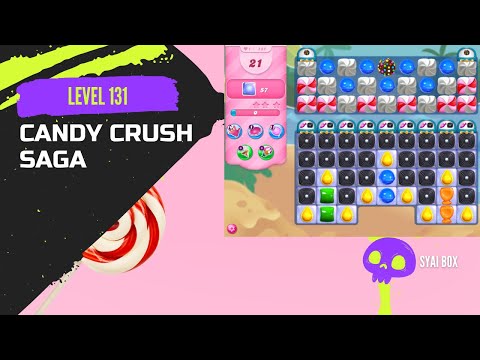 Candy Crush Saga | Level 131 | 🌟🌟🌟 | Super Sugar Crush! | (NO BOOSTERS)